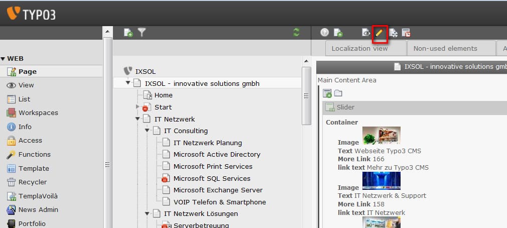 TYPO3 Seiten in der Navigation verstecken TYPO3 Seiten in der Navigation verstecken