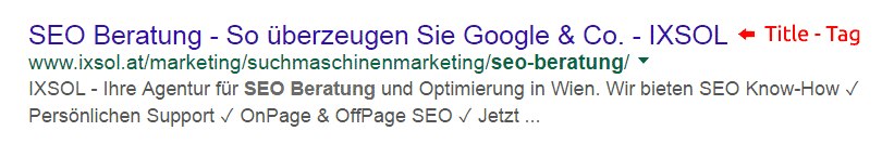 Typische SEO Fehler: Title-Tag 